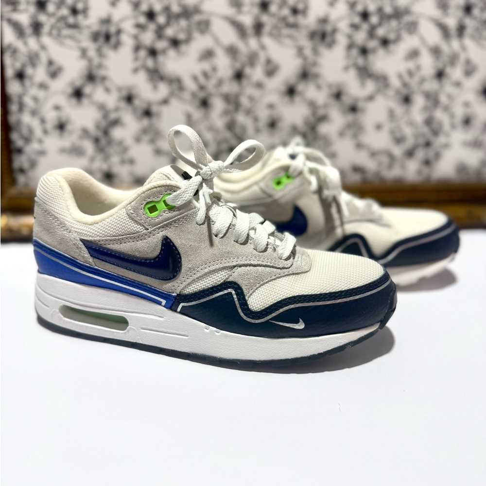 Nike Air Max 1 GS “Obsidian Royal Outlines” – Big Boys Size 4